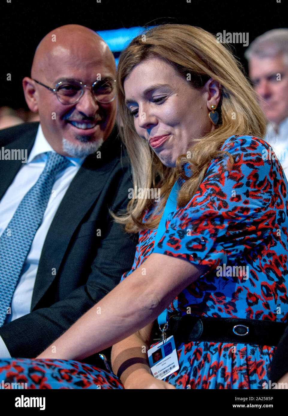 Carrie Symonds al Partito Conservatore conferenza autunnale Foto Stock
