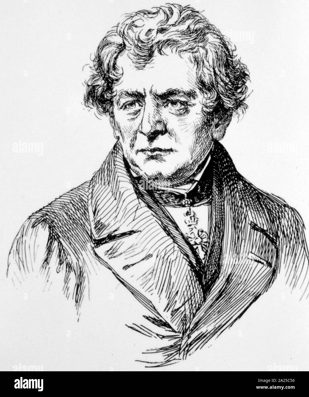Georg Simon Ohm (1789 -1854), fisico e matematico tedesco. Foto Stock