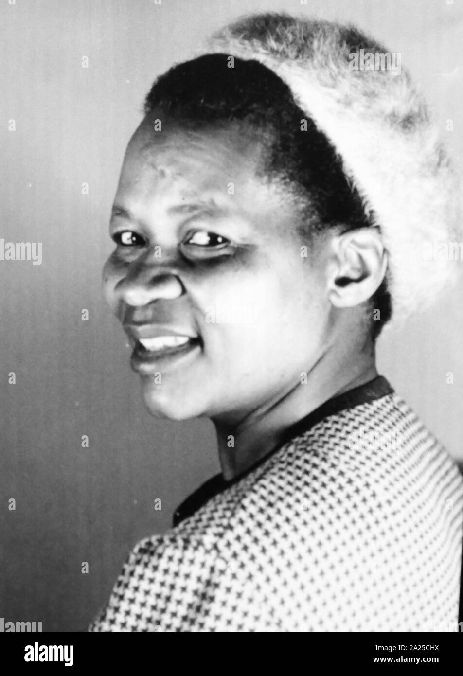 Albertina Sisulu (1918 - 2011), South African anti-apartheid attivista, e la moglie del compagno attivista Walter Sisulu Foto Stock
