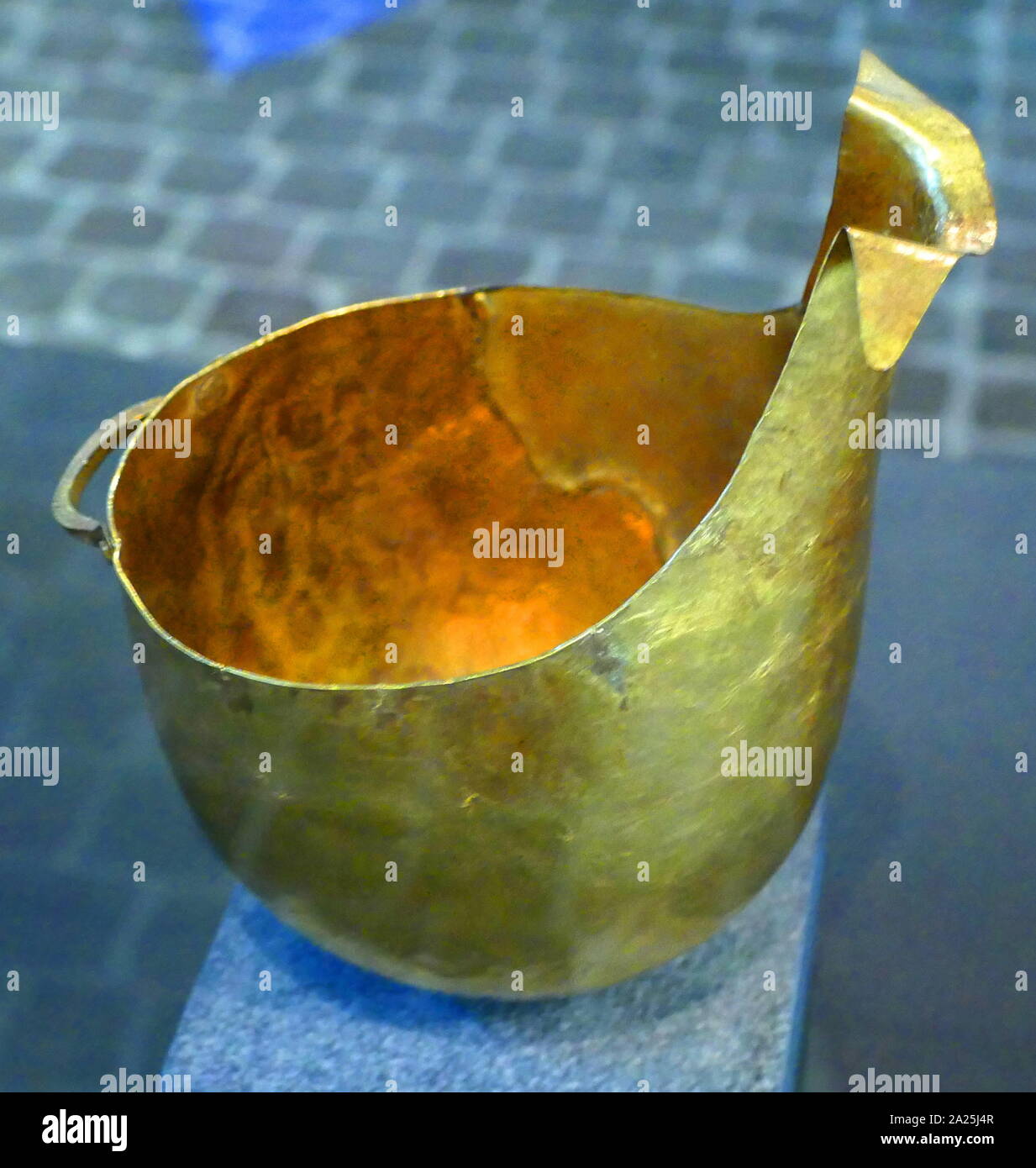 Salsa di oro barca; 2200 BC greco delle Cicladi Foto Stock