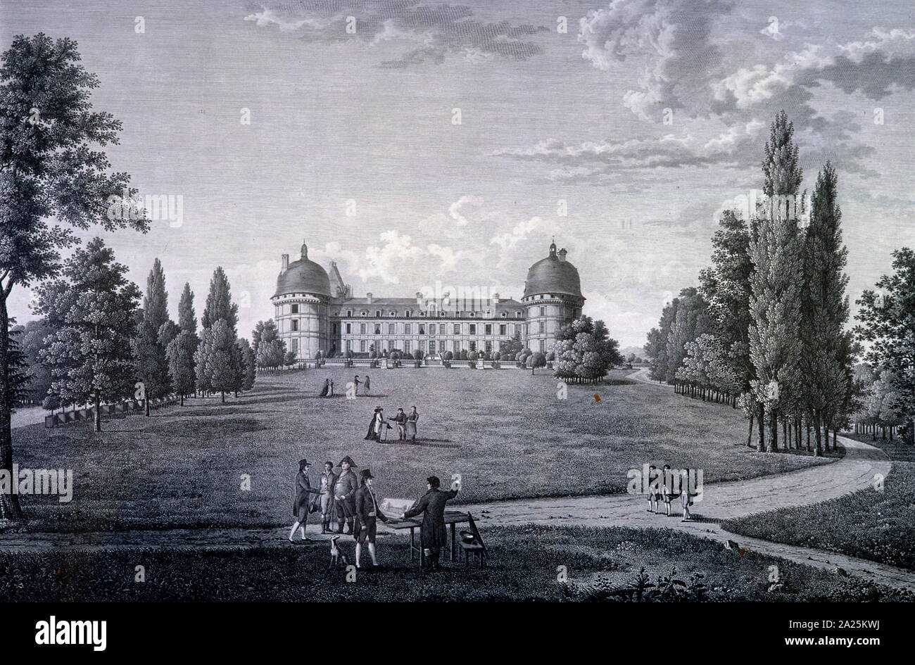 Château de Valençay, Francia. Foto Stock