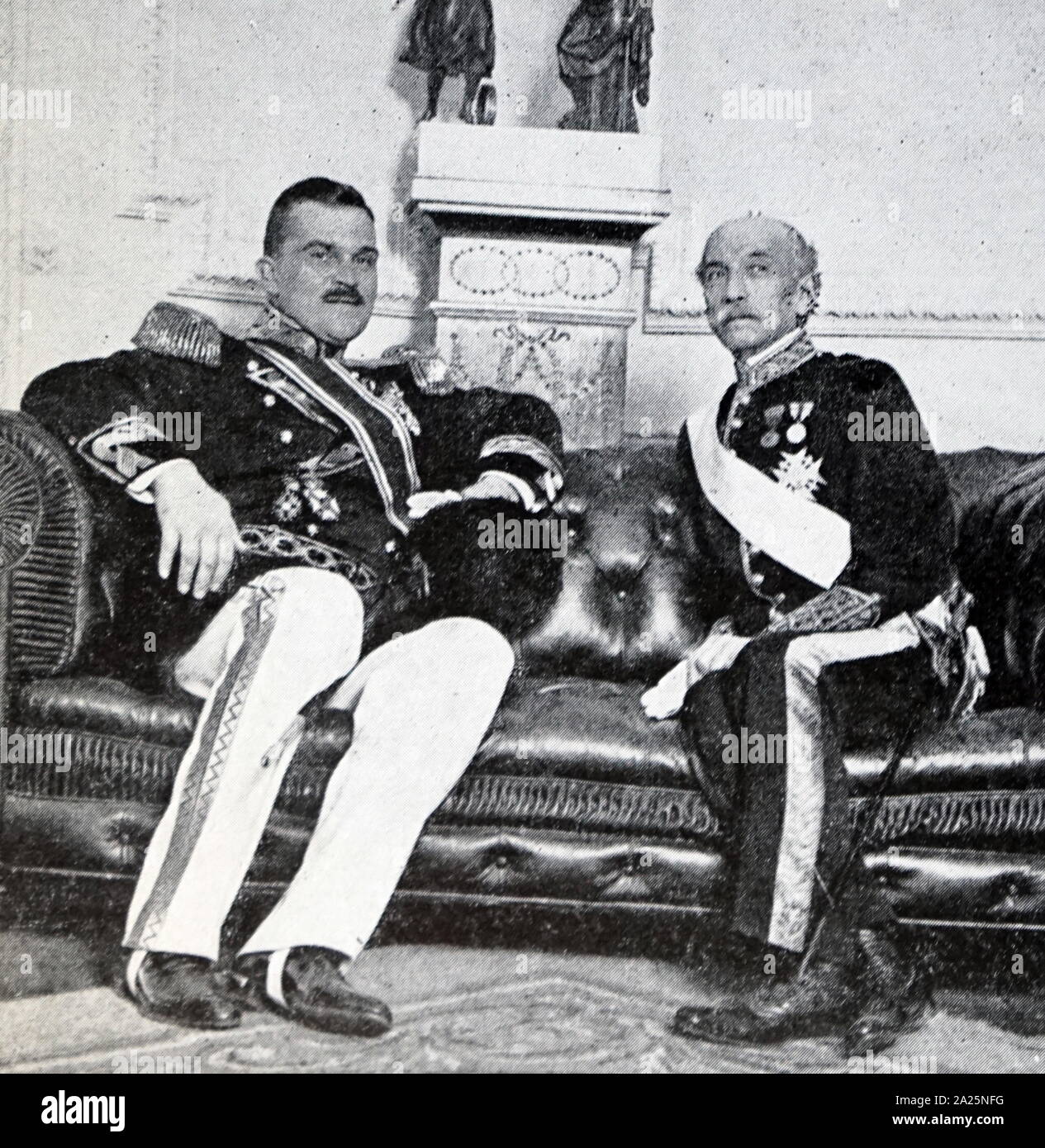 Fotografia di Eduardo Dato (1856-1921) spagnola leader politico spagnolo durante il periodo di restauro. Foto Stock