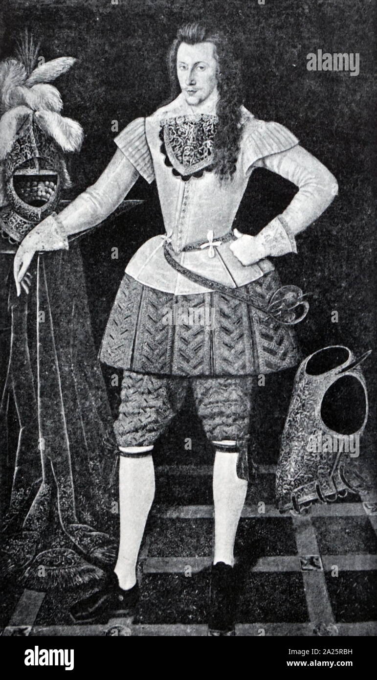 Henry Wriothesley, 3° Conte di Southampton (1573 - 1624), inglese cortigiano Foto Stock