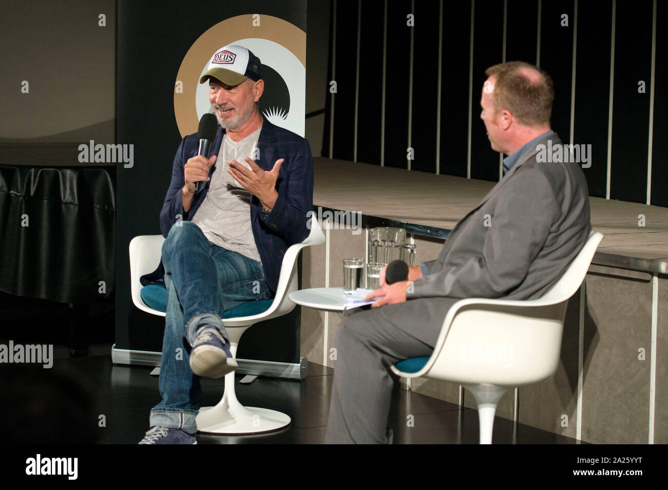 Roland Emmerich al Masters ZFF podio di discussione in Filmpodium. Zurigo, 29.09.2019 | Utilizzo di tutto il mondo Foto Stock
