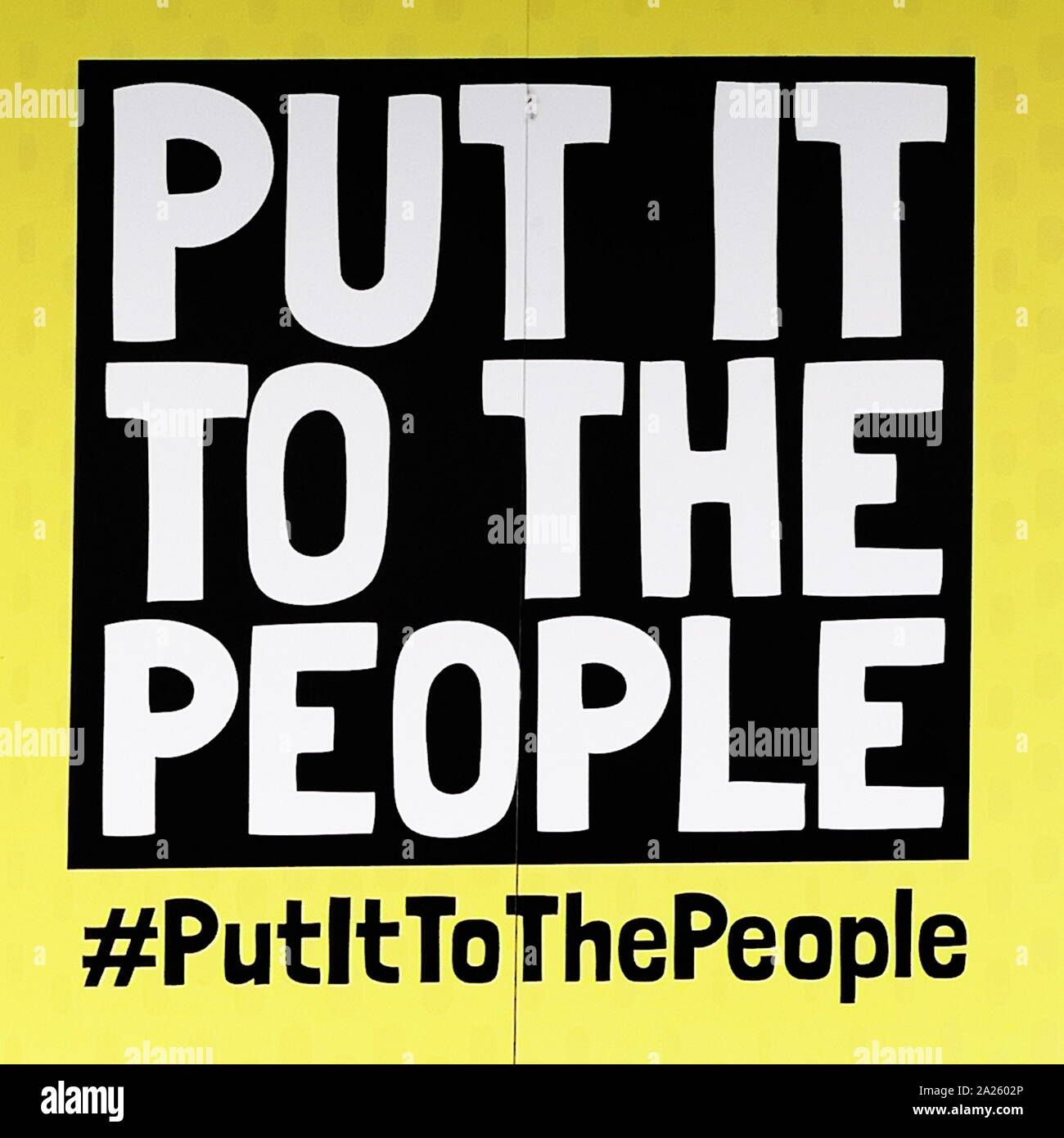 Il "voto popolare' marzo in piazza del Parlamento, Londra. Il voto popolare marzo ha avuto luogo a Londra il 23 marzo 2019 come parte di una serie di dimostrazioni di protesta contro Brexit, chiamata per un nuovo referendum e chiedere al governo britannico di revocare l'articolo 50. Essa ha portato al capitale di centinaia di migliaia di manifestanti, o di più di un milione di persone secondo gli organizzatori. Foto Stock