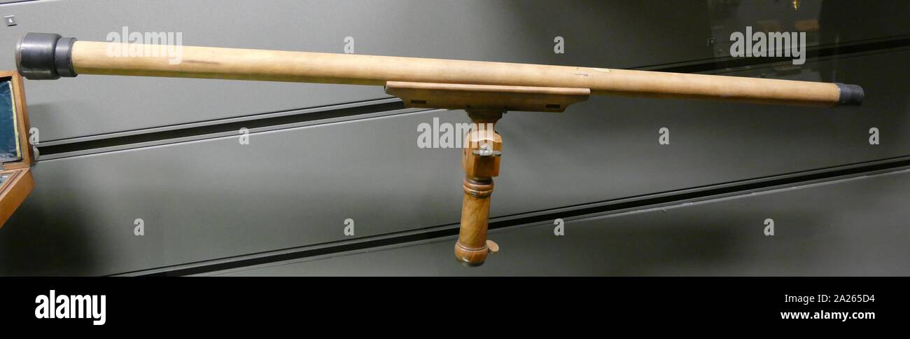 Telescopio galileiano, realizzata a Firenze, Italia, all'inizio del XVII secolo Foto Stock