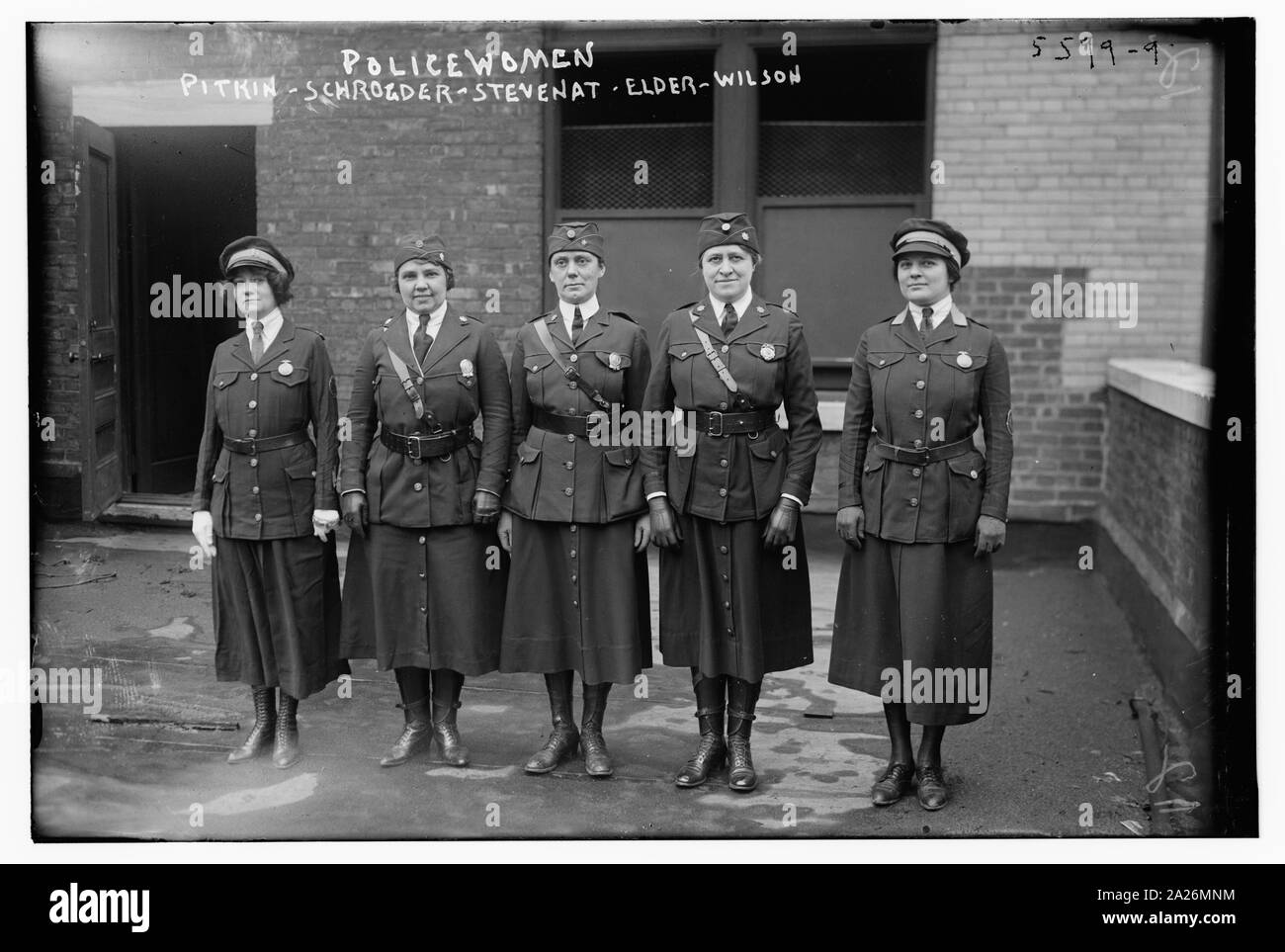 Femminile: Pitkin, Schroeder, Stevenat, Sambuco, Wilson Foto Stock