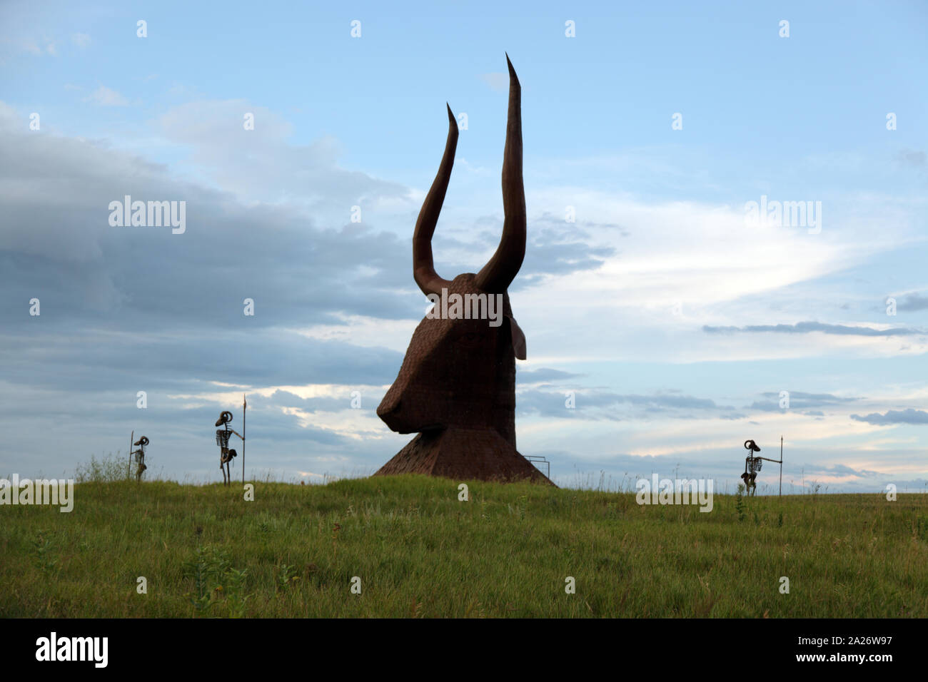 Porter Sculpture Park, Montrose, Dakota del Sud Foto Stock