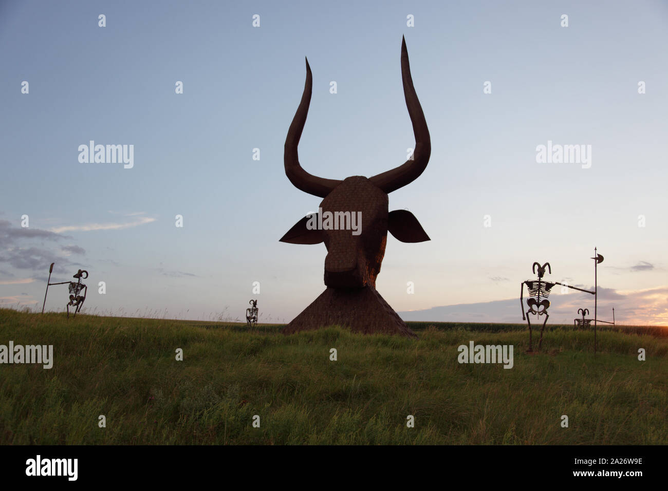 Porter Sculpture Park, Montrose, Dakota del Sud Foto Stock