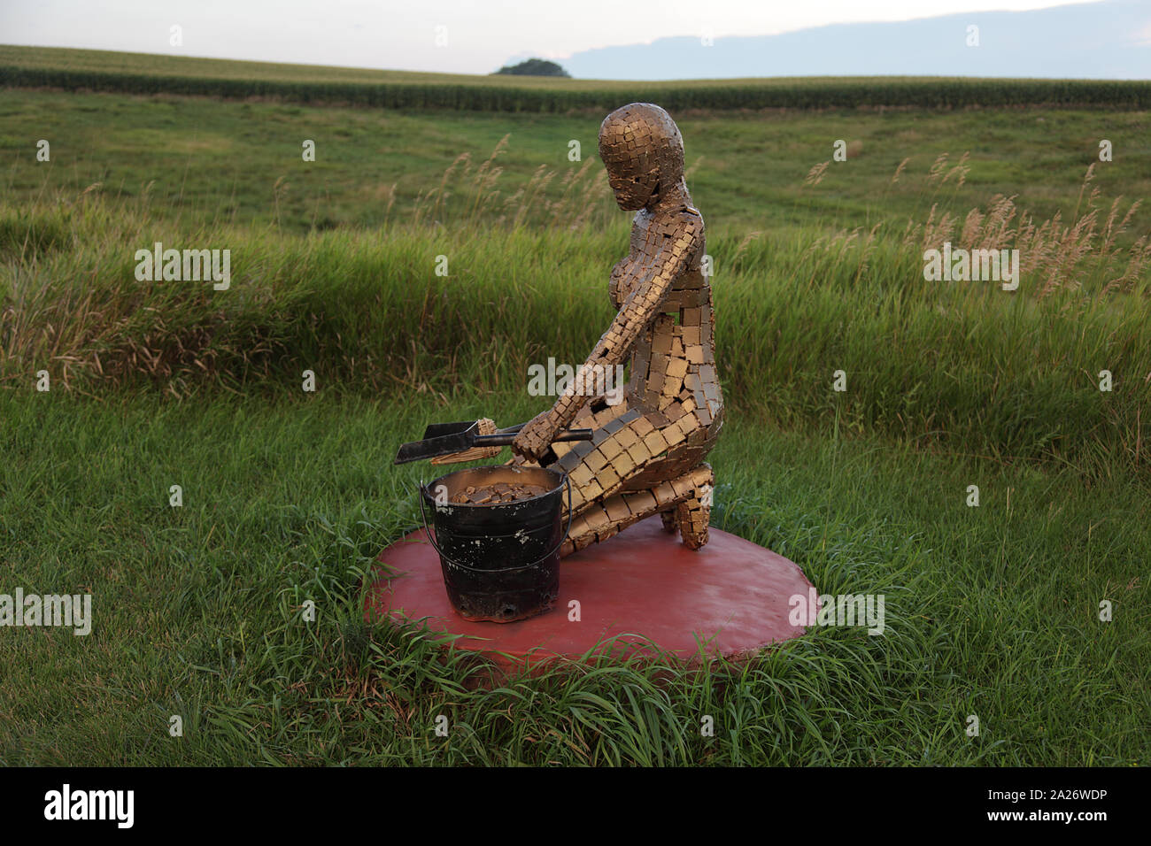 Porter Sculpture Park, Montrose, Dakota del Sud Foto Stock