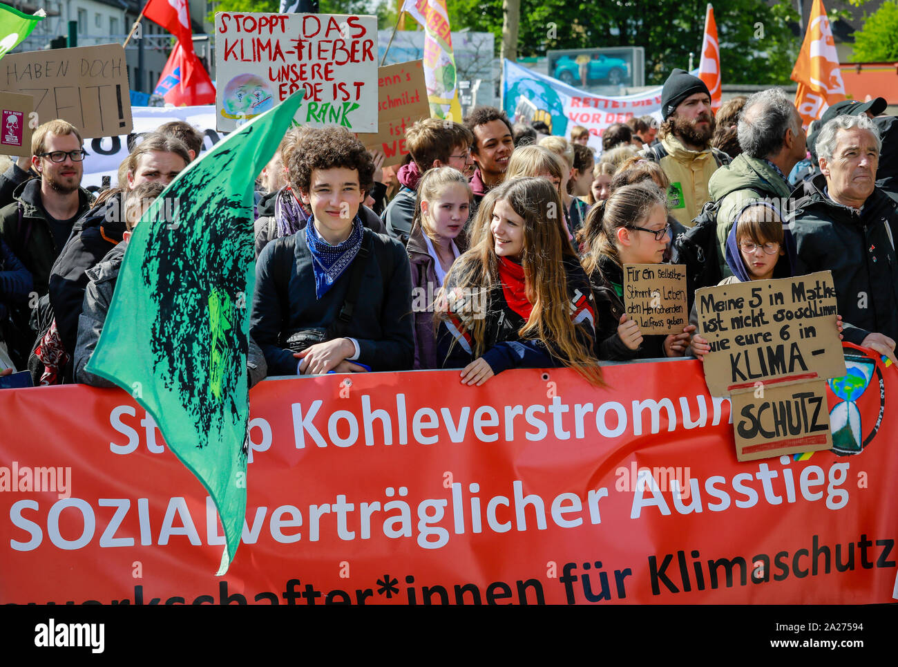 03.05.2019, Essen, Nord Reno-Westfalia, Germania - venerdì per la futura manifestazione in occasione della RWE Riunione Generale Annuale. 00x190503D024 Foto Stock