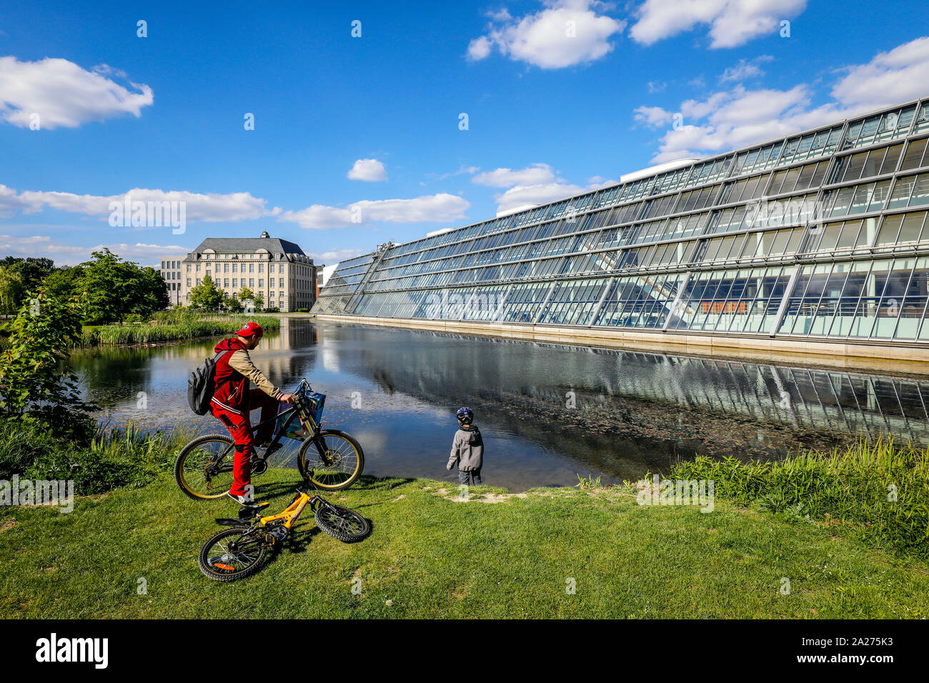 15.05.2019, Gelsenkirchen, Renania settentrionale-Vestfalia, Germania - Science Park Gelsenkirchen, sviluppato nel contesto di IBA International edificio Ex Foto Stock