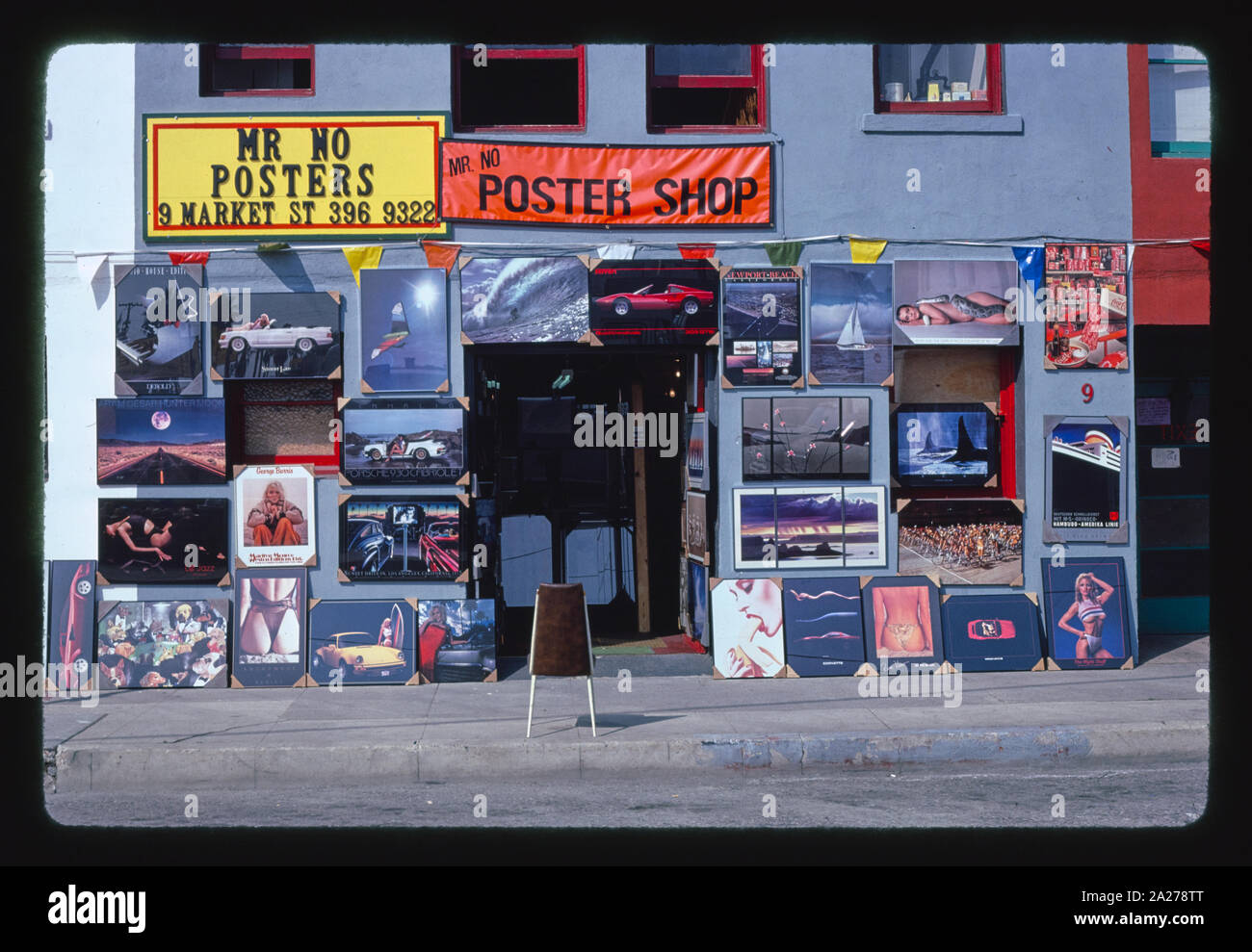 Negozio di poster, Venice, California Foto Stock