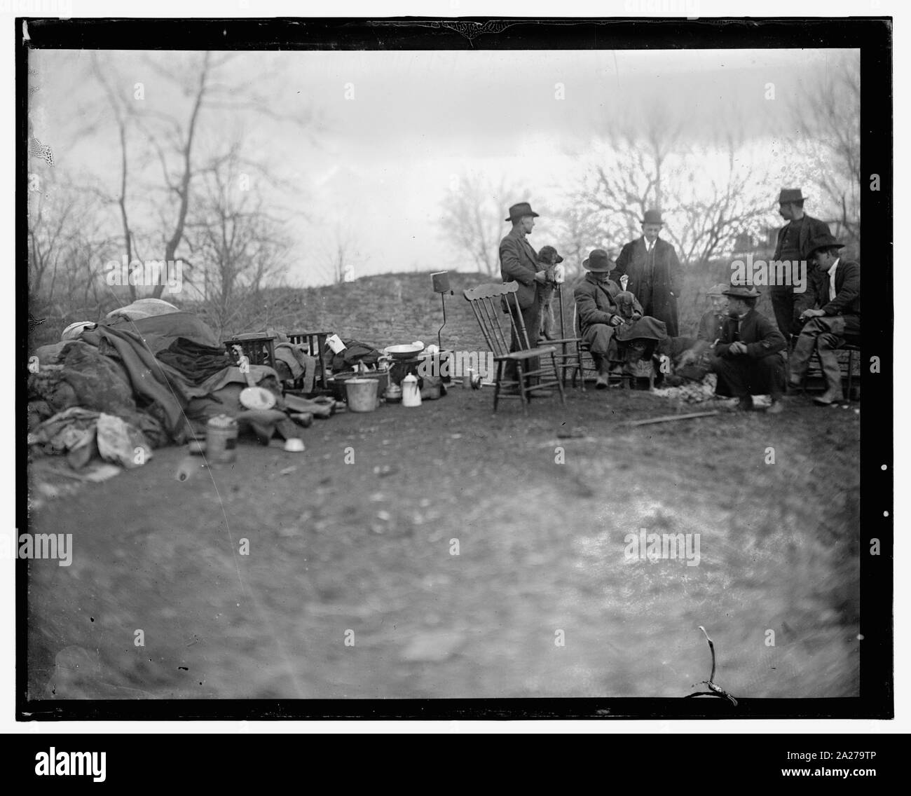 Potomac flood Foto Stock