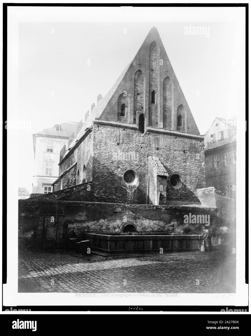Praga. La vecchia sinagoga--più antica del mondo Foto Stock