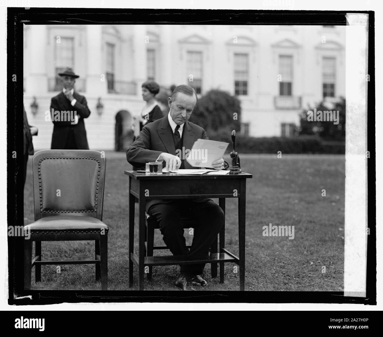 Pres. Coolidge voti per posta, 10/30/24 Foto Stock
