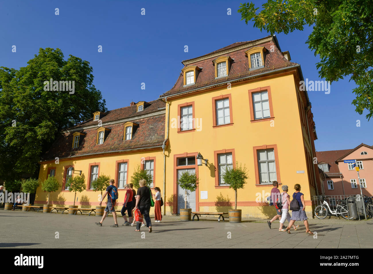 Wittumspalais, Am Palais, Weimar, Thüringen, Deutschland Foto Stock