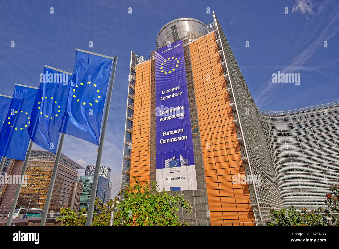 L'edificio Berlaymont, sede della Commissione europea a Bruxelles. Il  Belgio Foto stock - Alamy
