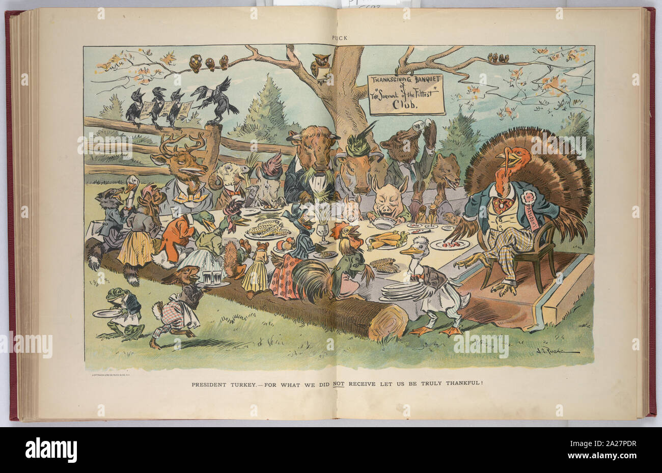 Presidente della Turchia-- Per ciò che non abbiamo ricevuto cerchiamo di essere veramente grati! / J.S. Pughe. Foto Stock