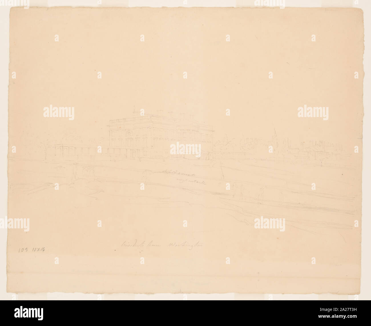 Presidente della casa di Washington Foto Stock