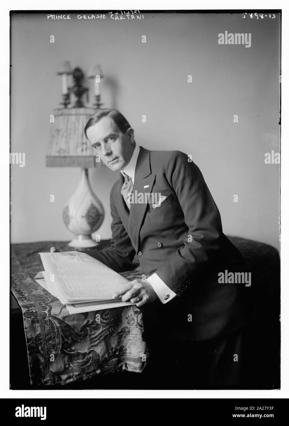 Il principe Gelasio Caetani Foto Stock