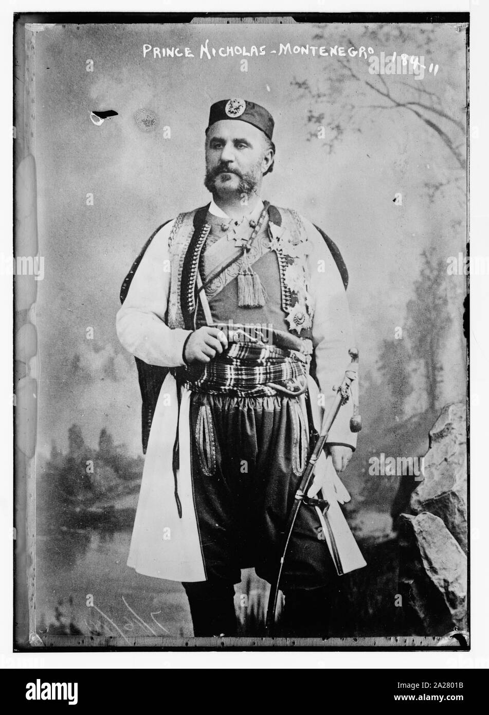 Il principe Nikolàj - Montenegro Foto Stock