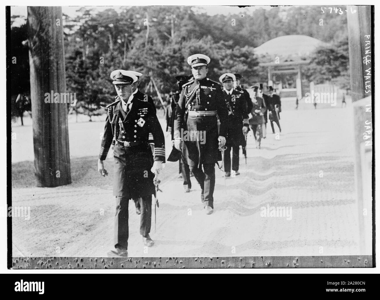 Il principe del Galles in Giappone Foto Stock