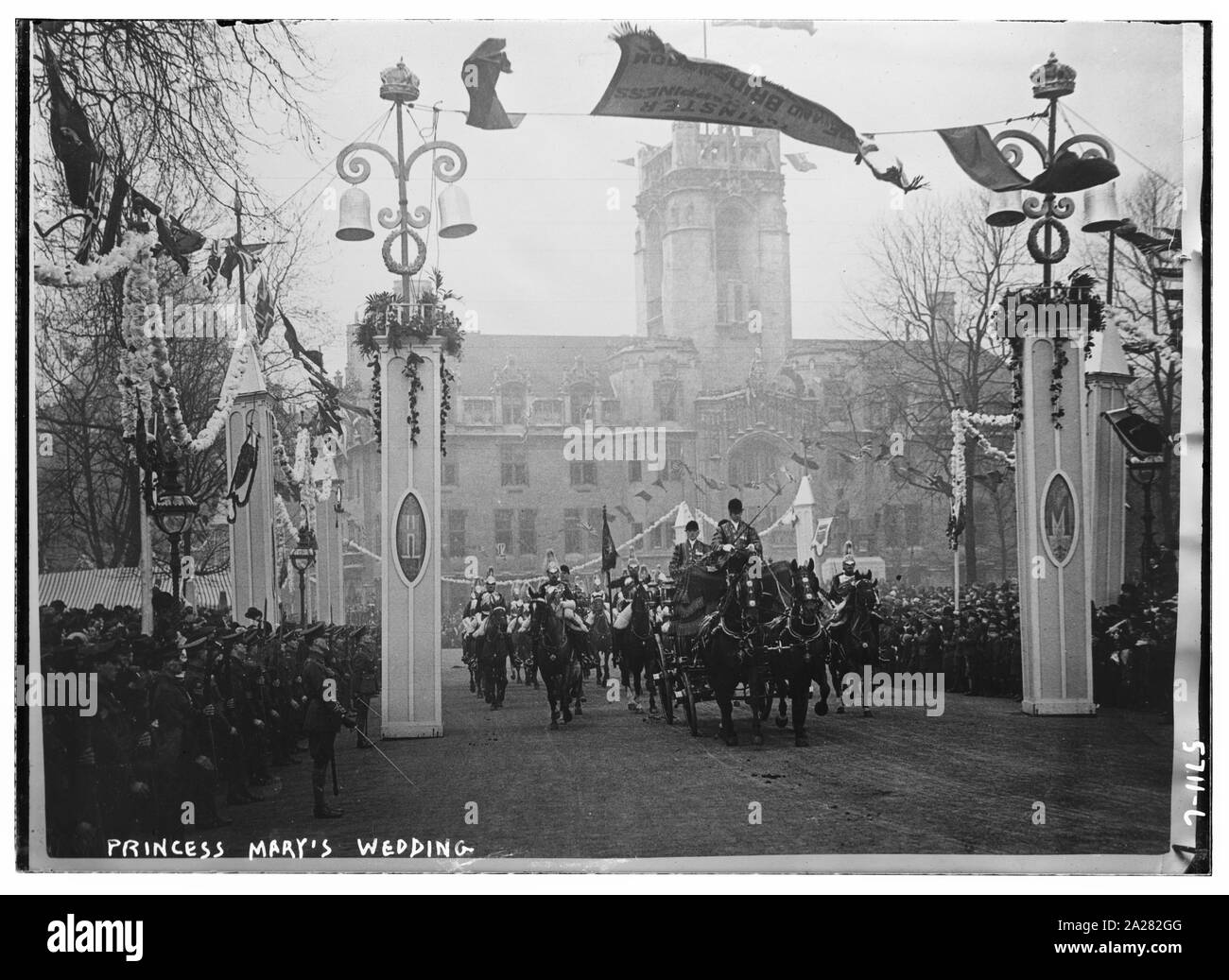 La principessa Maria del matrimonio Foto Stock
