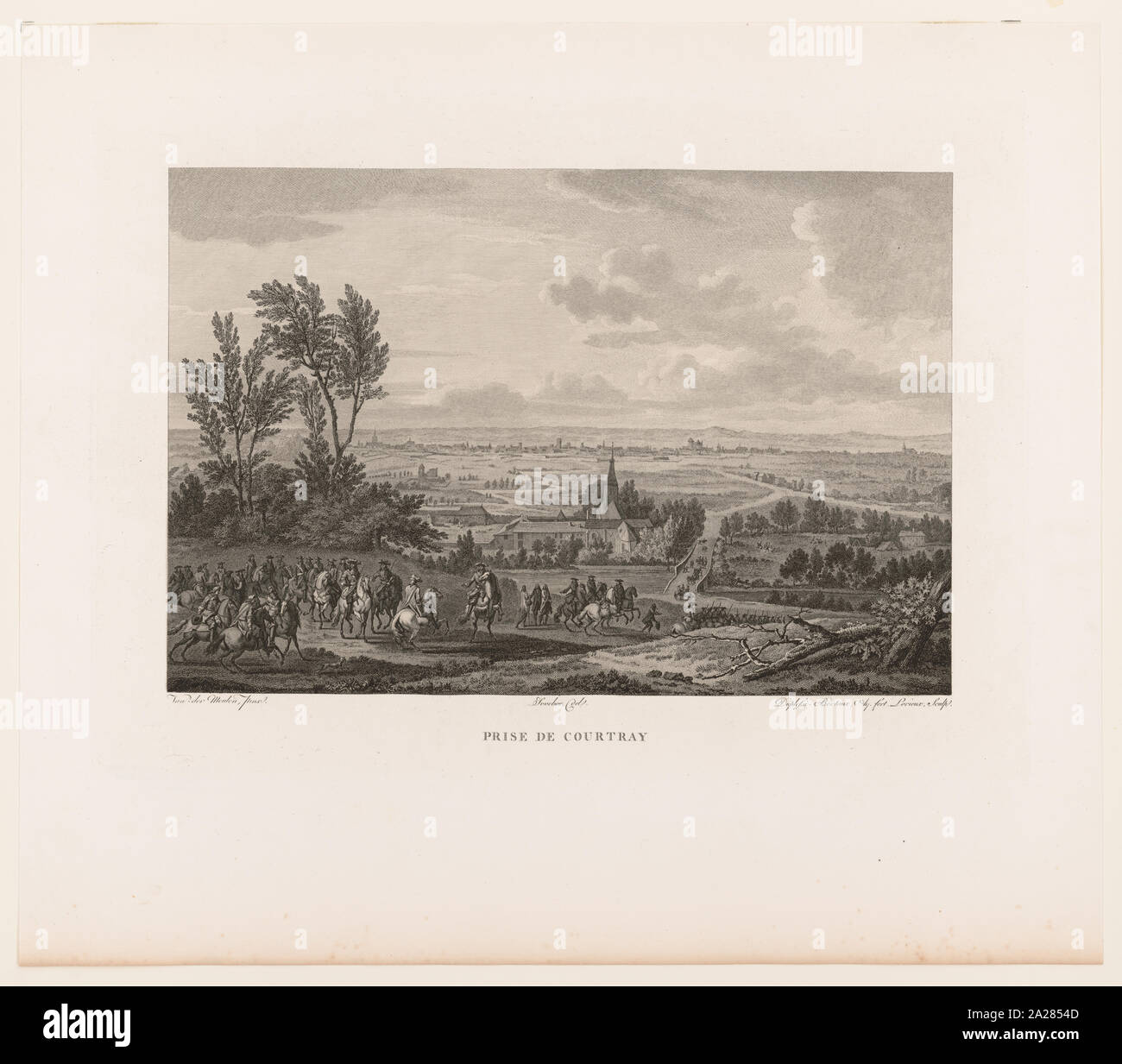 Prise de courtray Foto Stock