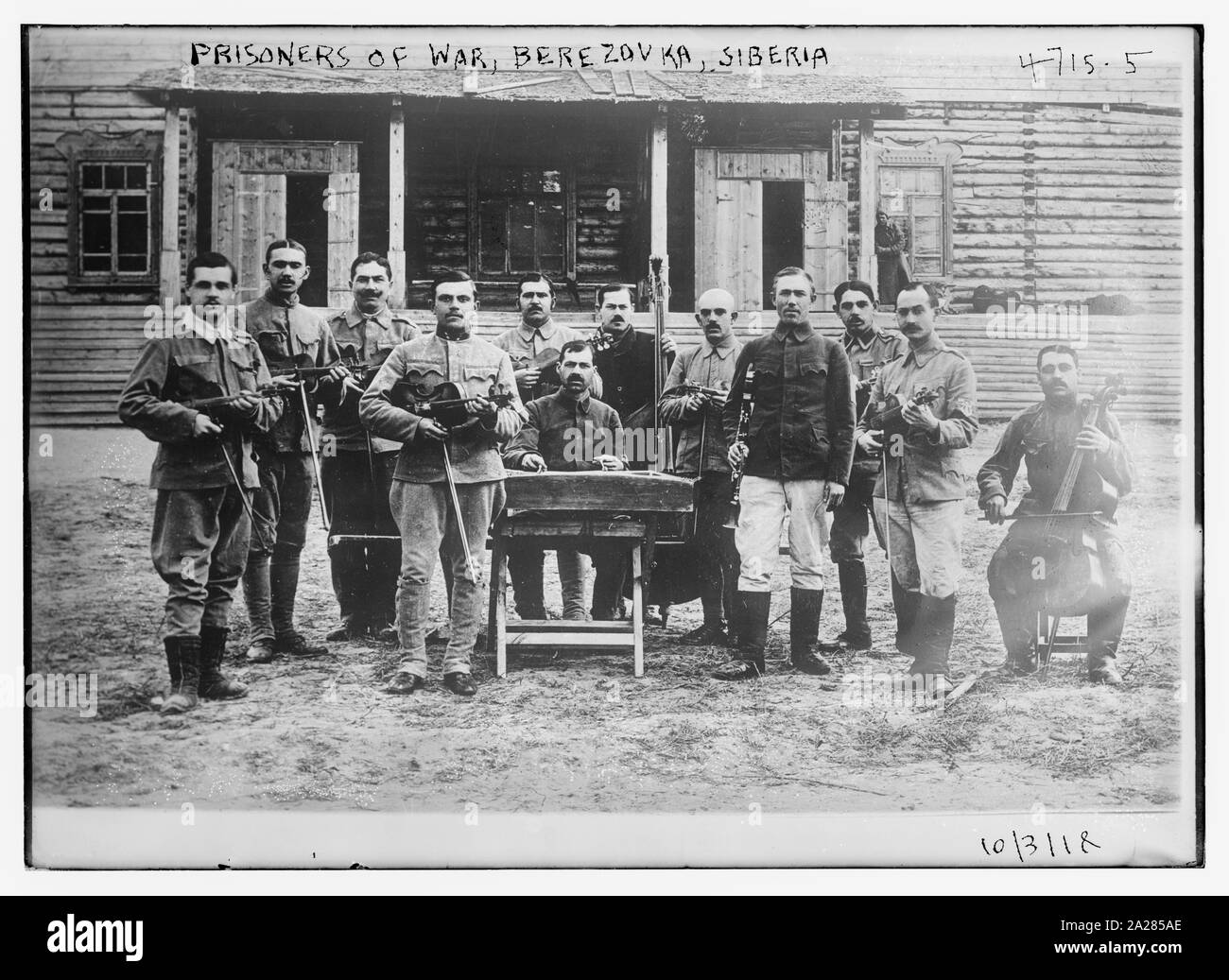 Prigionieri di guerra, Berezovka, Siberia Foto Stock