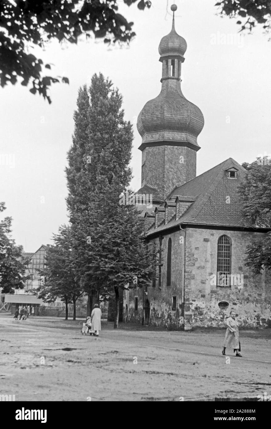 Evangelische chiesa Martinskirche di Apolda Foto Stock