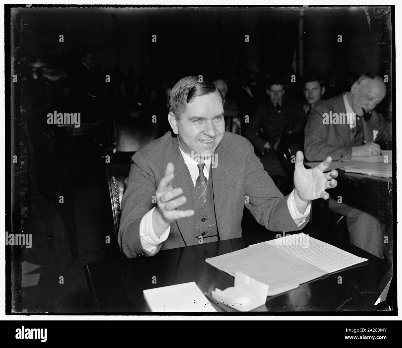 Il prof. Edwin N. Greenwold Foto Stock