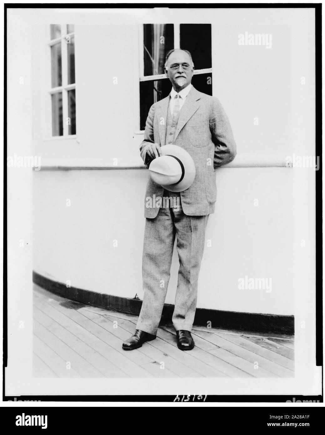 Prof Irving Fisher, notato economista / foto. di Bain News Service, New York. Foto Stock