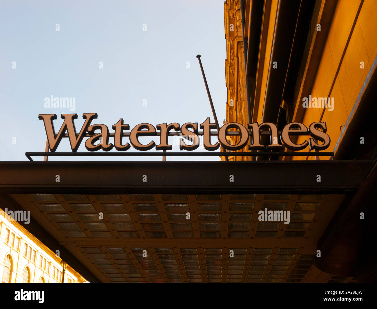 Waterstones Bookshop, Piccadilly Londra Foto Stock