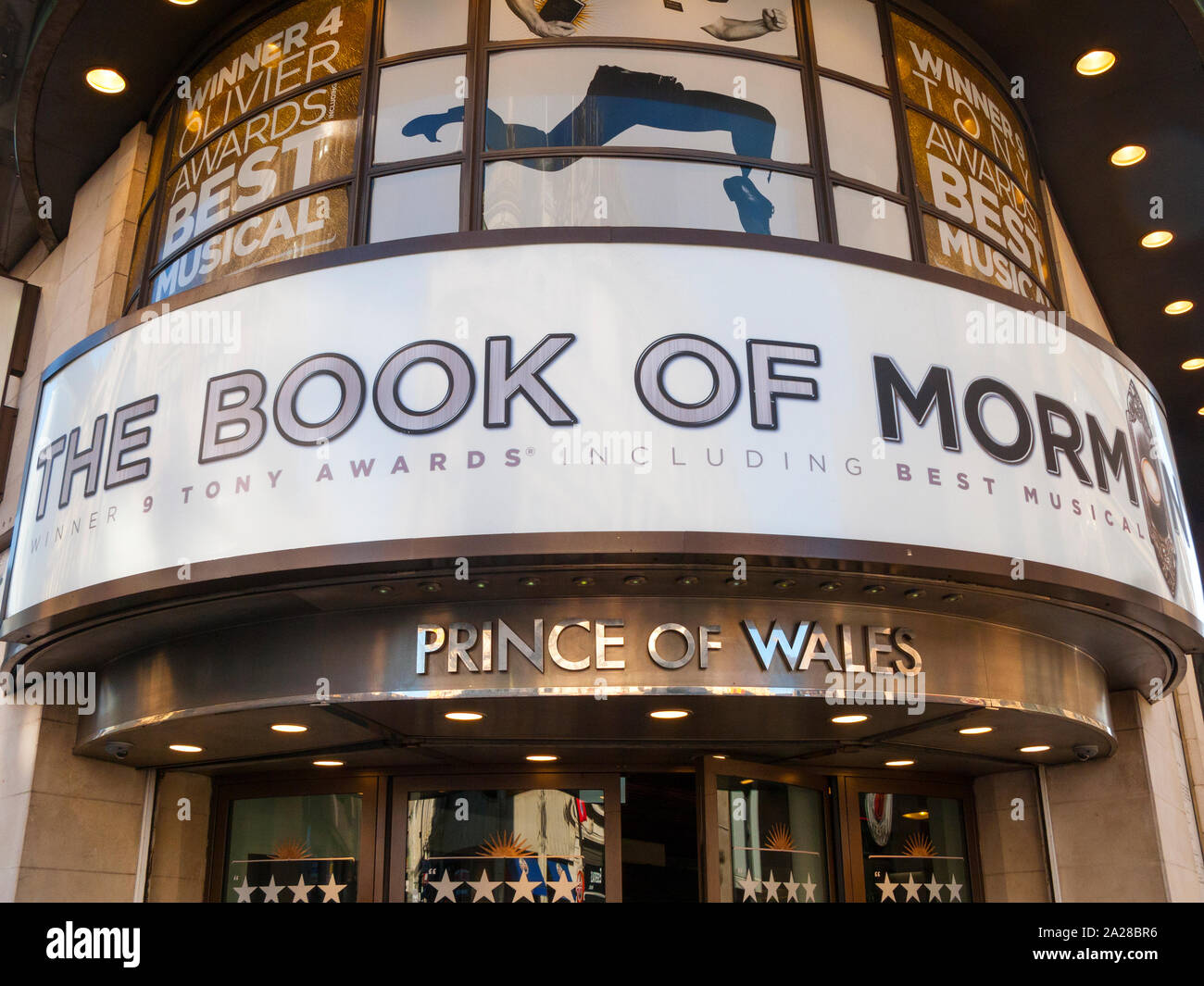 Il Prince of Wales Theatre, nel West End di Londra Foto Stock