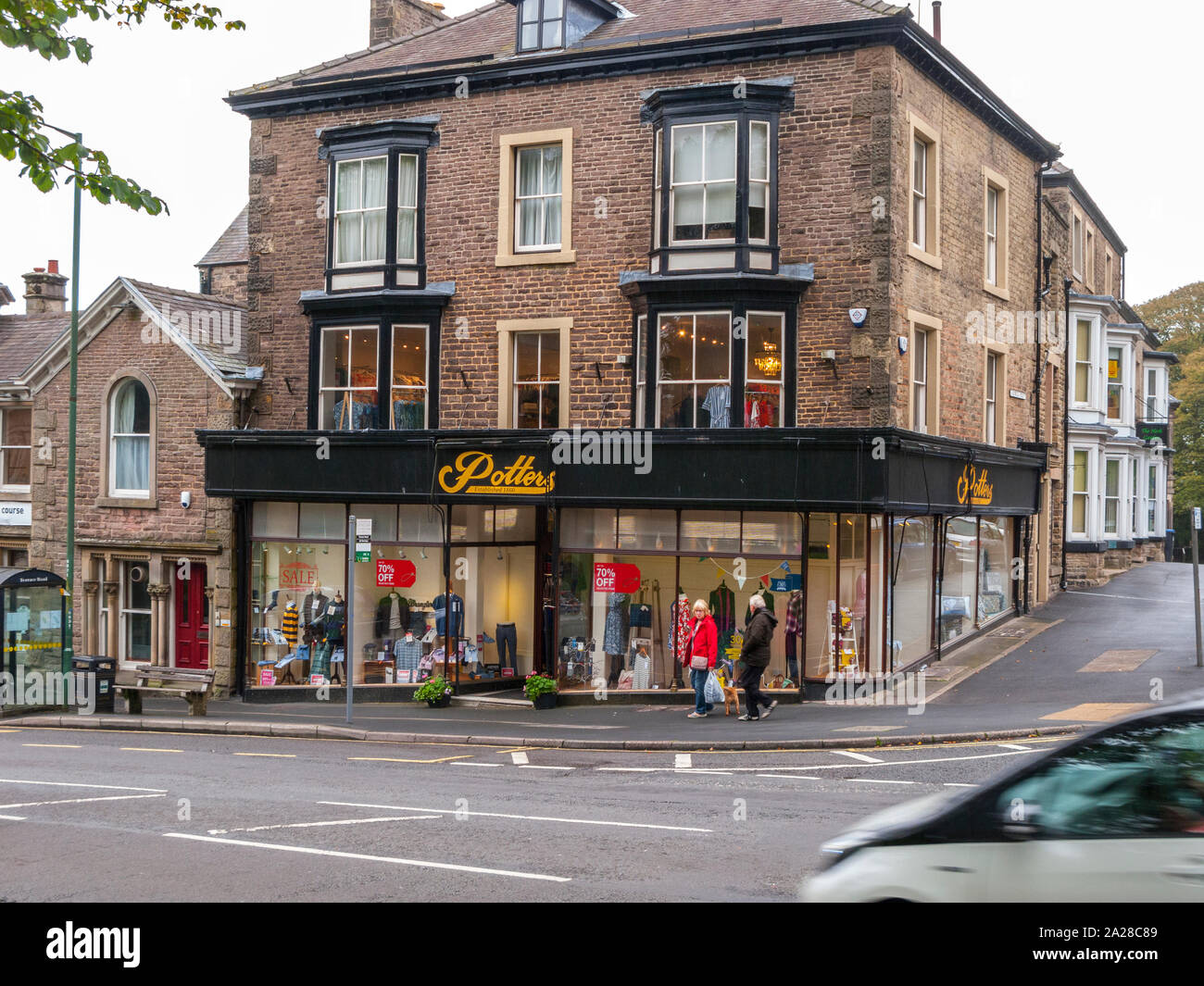 Vasai di Buxton, Terrazza Road, Buxton Foto Stock