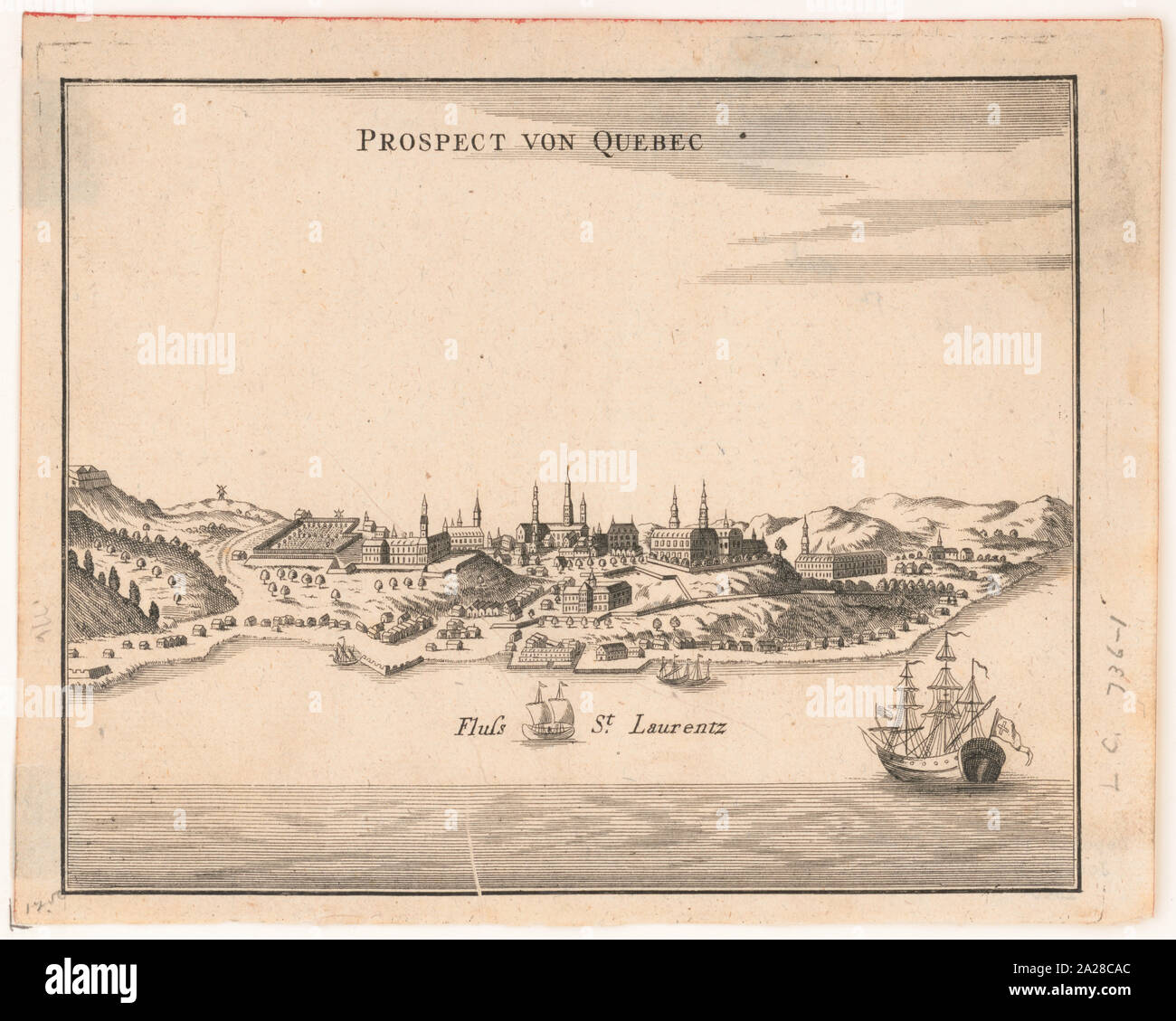 Prospettiva von Quebec Foto Stock