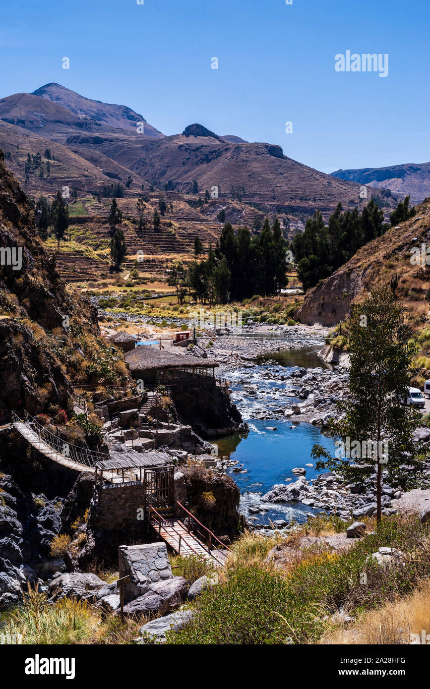 Colca Valley,Arequipa, Perù, Sud America. Foto Stock