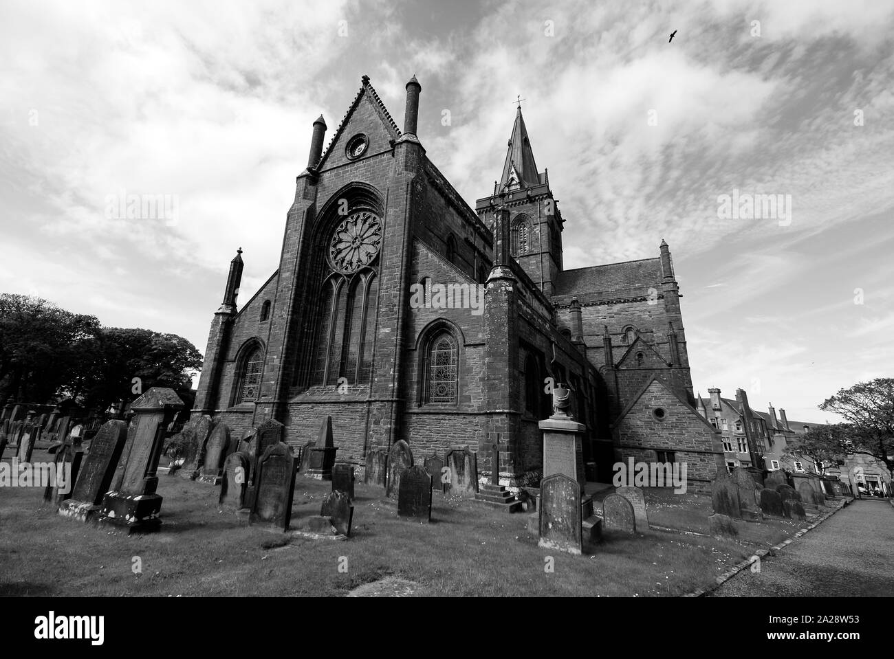 St Magnus Cathedral, Kirkwall, Orkney Islands, Scotland, Regno Unito Foto Stock
