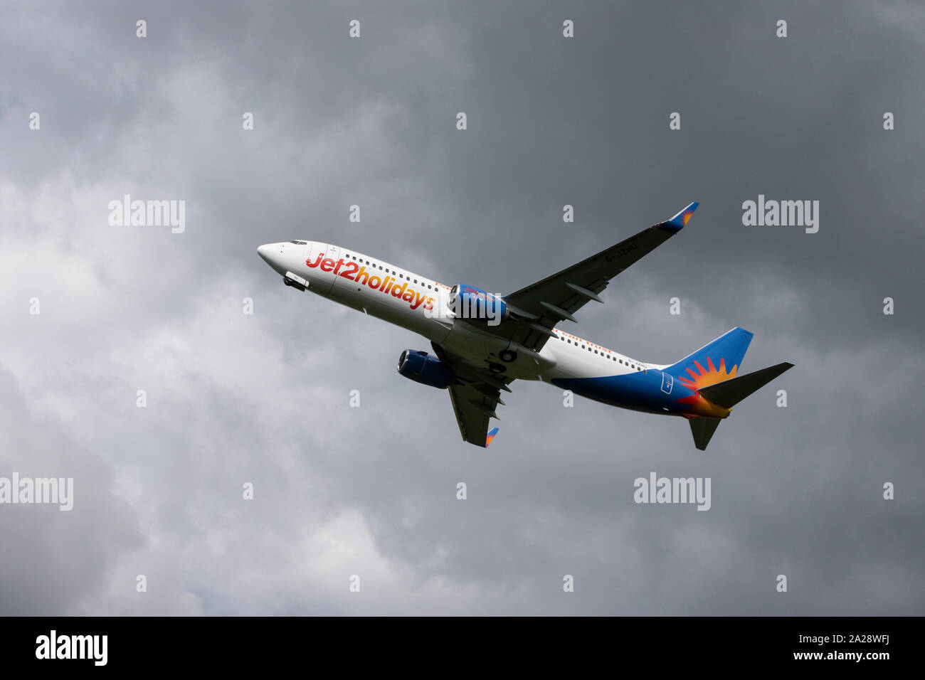 Getto 2 Boeing a LBA, Leeds Foto Stock