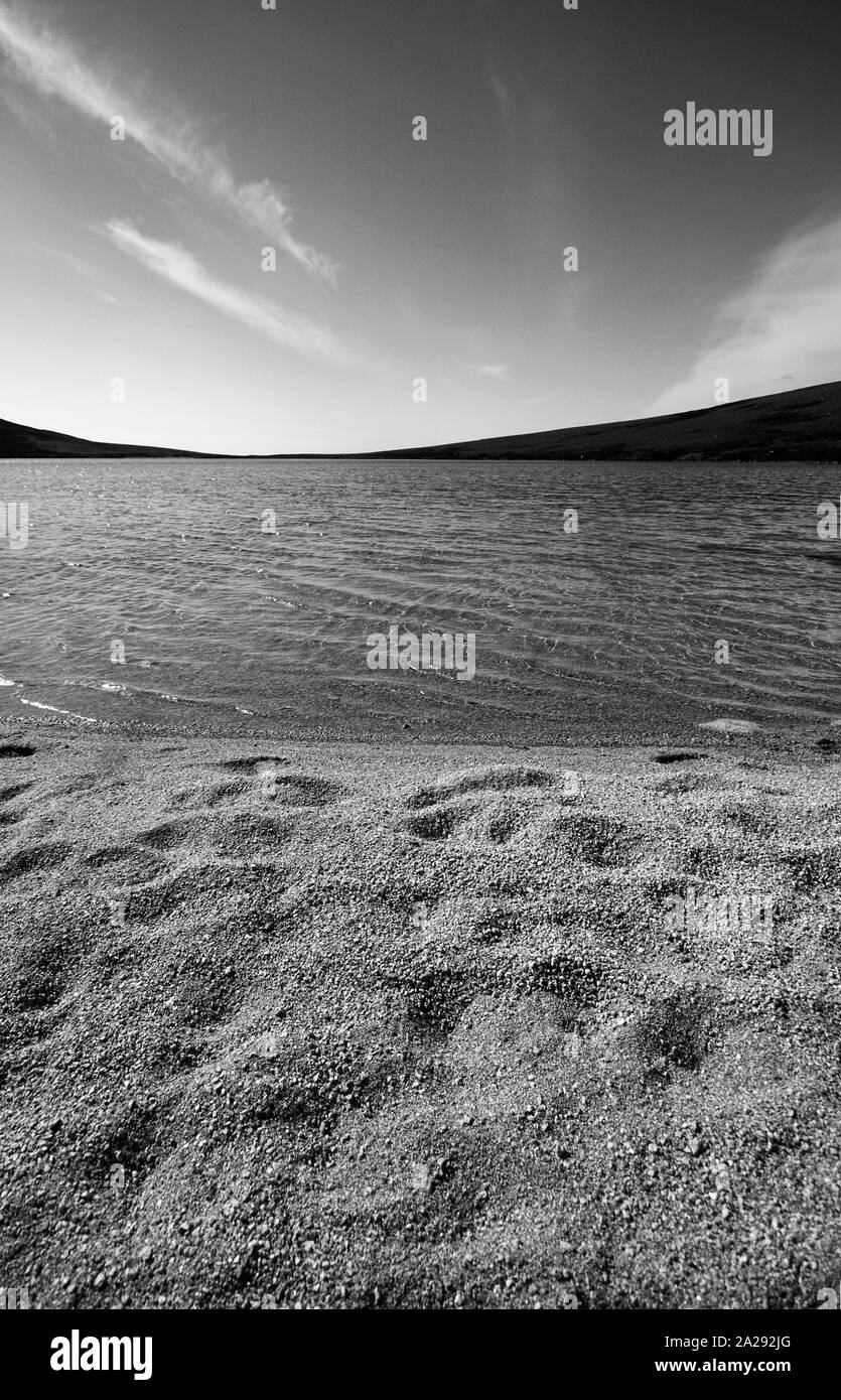 Coire Fhionn Lochan, Arran, costa ovest della Scozia, Regno Unito Foto Stock