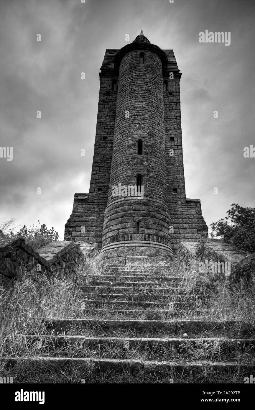 Torre di piccione, leva Park, Horwich, Bolton, Greater Manchester, Regno Unito Foto Stock