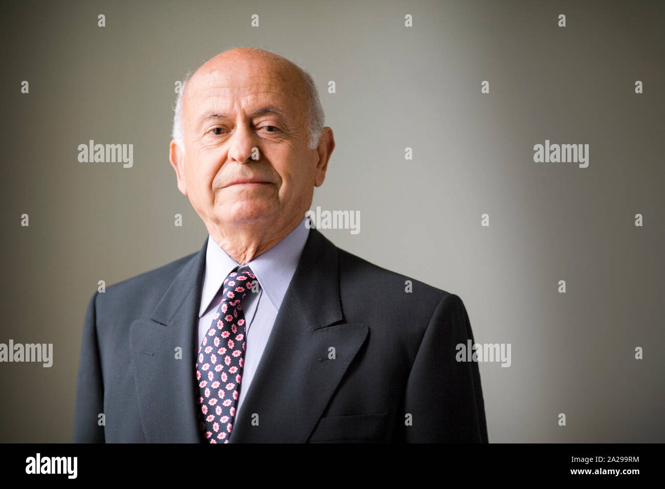 Ritratto di un uomo anziano. Foto Stock