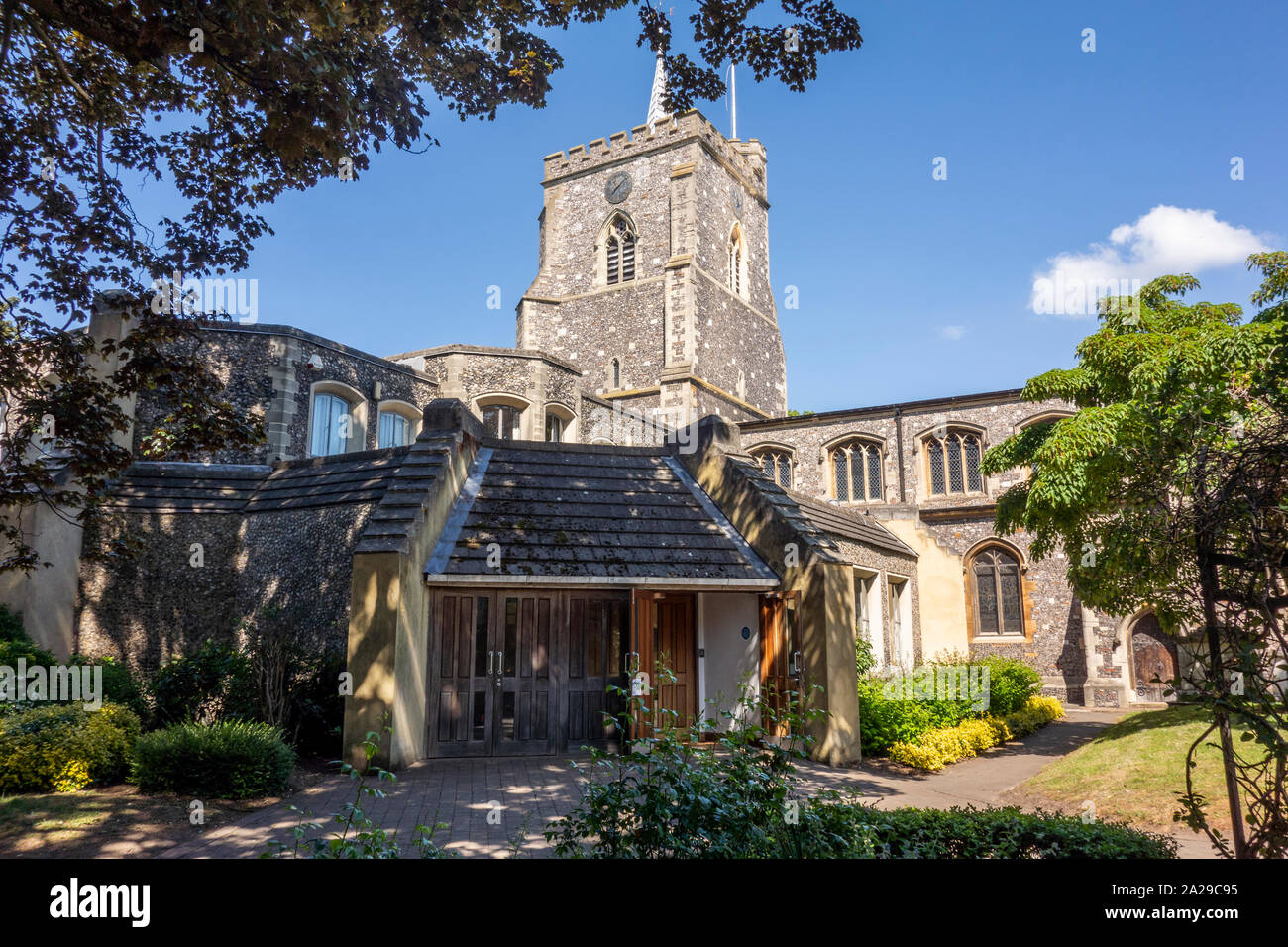 Chiesa di Santa Maria, Watford, Hertfordshire, Regno Unito Foto Stock