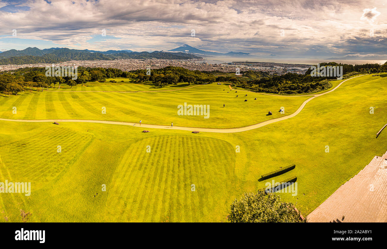 Hotel Nippondaira, Shizuoka, in Giappone, con vista sul Monte Fuji Foto Stock