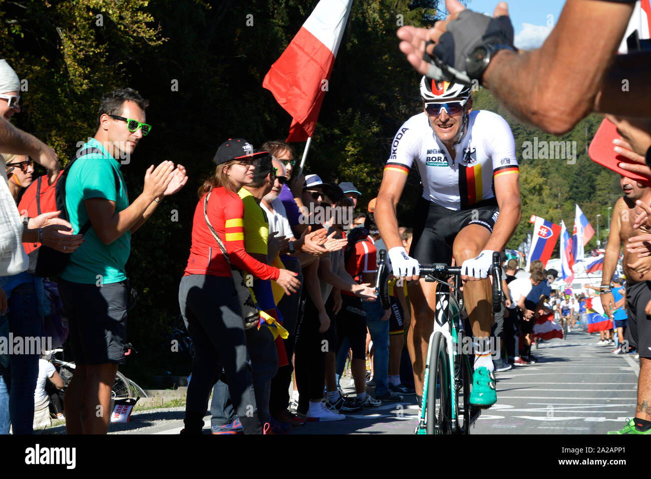 Austria, Innsbruck, mondiali di ciclismo 2018 Foto Stock