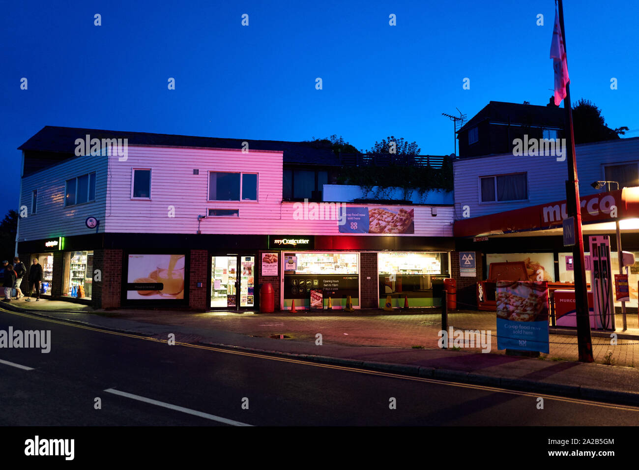 Store di notte la segala Foto Stock