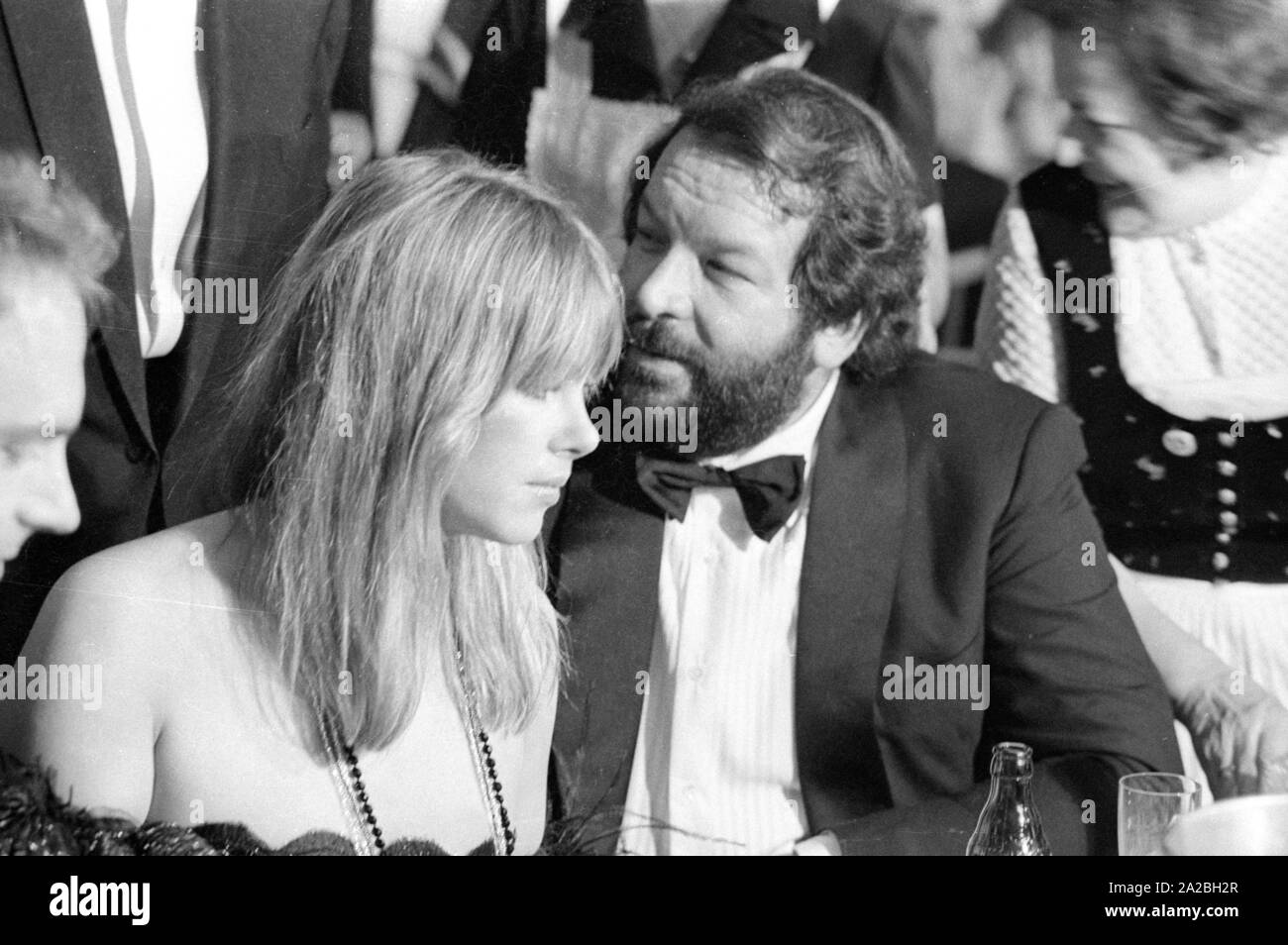 L'attore italiano Bud Spencer al film tedesco Ball 1974 nel Bayerischer Hof. Foto Stock