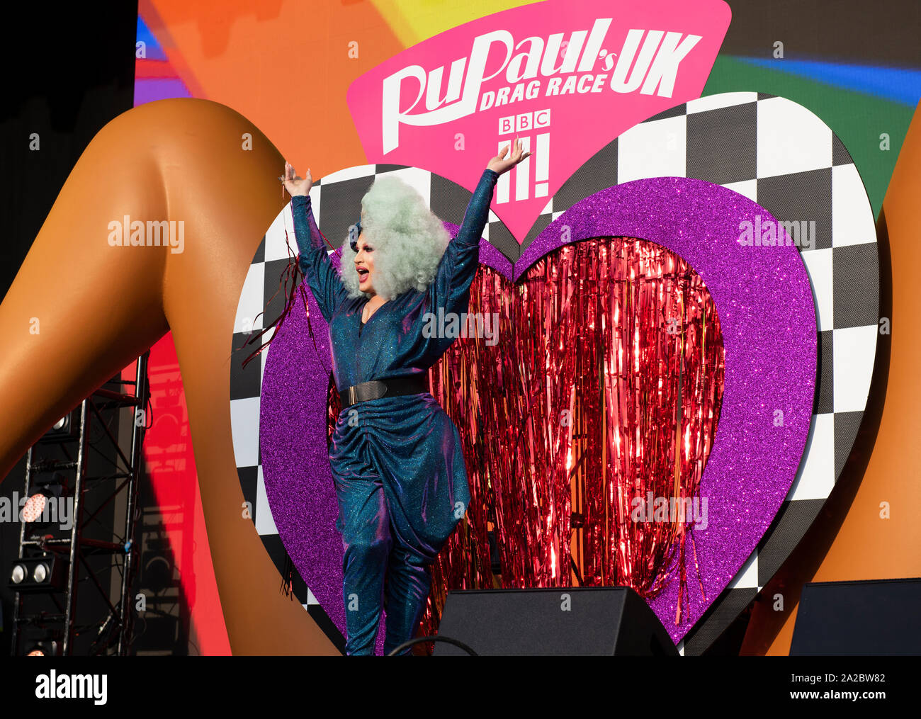 RuPaul Drag Race UK RuVeal a Manchester Pride Live 2019 Foto Stock