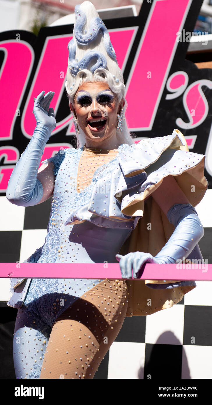 RuPaul Drag Race UK RuVeal a Manchester Pride Live 2019 Foto Stock